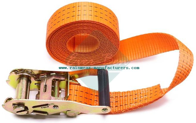 Orange car tie down straps wholesale locking cam straps